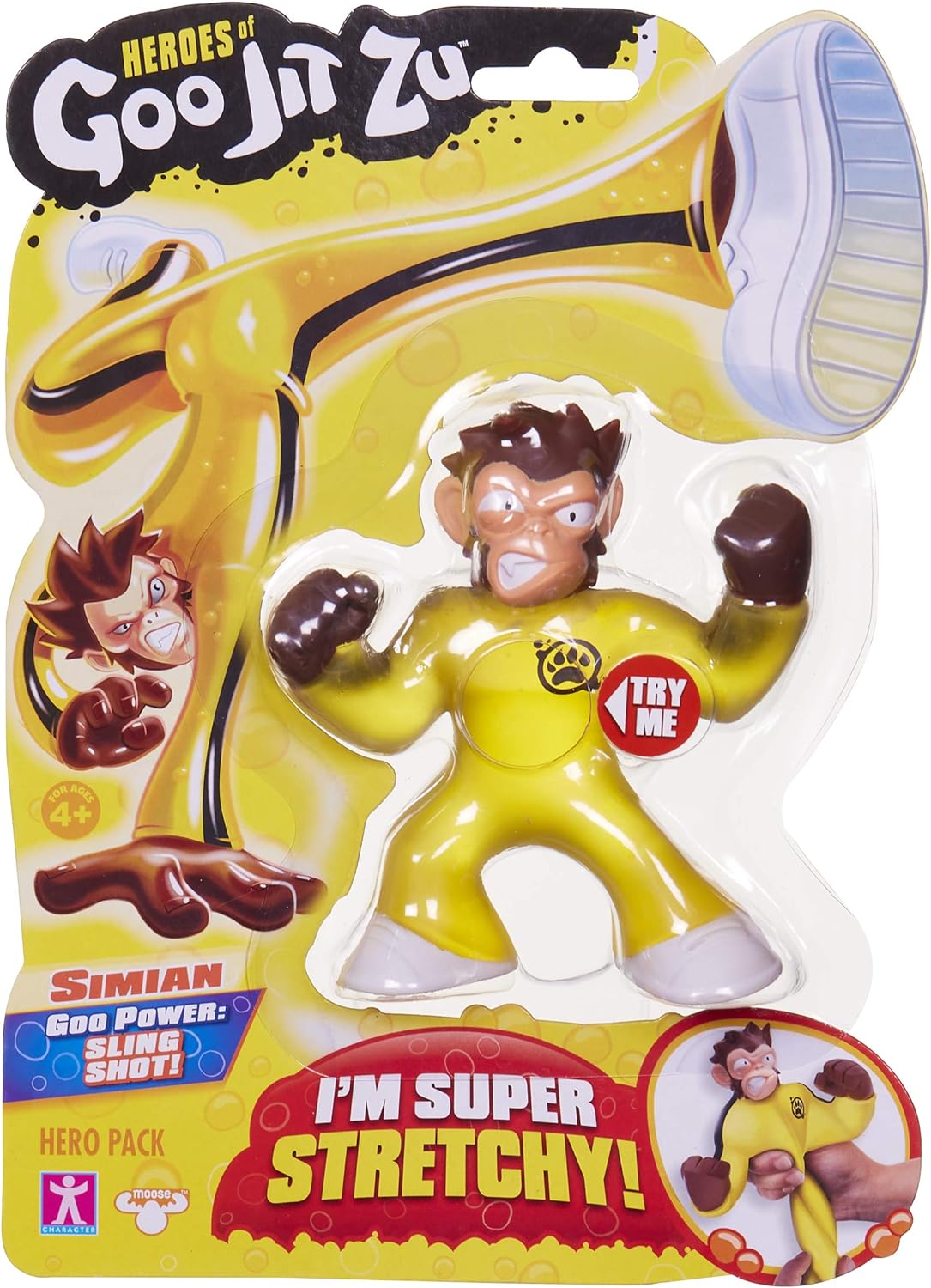 Héros Sahario Goo Jit Zu Super Sandy Super Stretchy Figure Toy