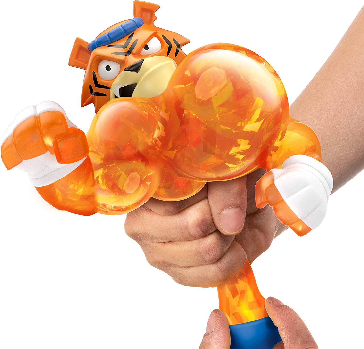 Heroes of Goo Jit Zu - Single Squishy Tiger Action Figure, Tygor